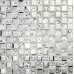 Crystal Glass Silver Mosaic Tile Kitchen Backsplash Small Wall Tiles Bathroom Shower Accent Tile