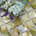 Yellow Gray Mother of Pearl Tile Stained Shell Mosaic for Kitchen Backsplash Bathroom Shower Wall Tiles