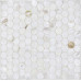 Ultra White Mother of Pearl Tile Penny Round Shell Mosaic Backsplash Kitchen Bathroom Wall Tiles (Tile Size: 1" x 1" x 1/12")