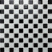 Black and White Glass Mosaic Tiles Affordable Kitchen and Bathroom Backsplash Swimming Pool Tile