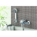 Black and White Glass Mosaic Tiles Affordable Kitchen and Bathroom Backsplash Swimming Pool Tile