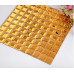 Gold Mirror Glass Backsplash Modern 3d Crystal Tile Bathroom Mirrored Wall Tiles 5 Side Pyramid Designs