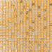 Gold Glass Mosaic Backsplash Tiles Crackled Crystal Wall Tile for Kitchen and Bathroom Shower