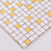 Gold Glass Mosaic Backsplash Tiles Crackled Crystal Wall Tile for Kitchen and Bathroom Shower