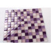 Glass Mosaic Tile with Purple Pink and White Crystal Backsplash for Kitchen and Bathroom and Accent Wall