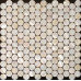 White Mother of Pearl Tile Penny Round Shell Mosaic Backsplash Kitchen Bathroom Wall Tiles (Tile Size: 1" x 1" x 1/12")