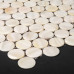 White Mother of Pearl Tile Penny Round Shell Mosaic Backsplash Kitchen Bathroom Wall Tiles (Tile Size: 1" x 1" x 1/12")