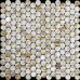 Natural Mother of Pearl Tile Penny Round Shell Mosaic Backsplash Kitchen Bathroom Wall Tiles (Tile Size: 4/5" x 4/5" x 1/12")