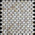 Natural Mother of Pearl Tile Backsplash Oval Shell Mosaic Kitchen and Bathroom Wall Tiles (Tile Size: 11/16" x 1-1/4" x 1/12")