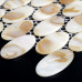 Natural Mother of Pearl Tile Backsplash Oval Shell Mosaic Kitchen and Bathroom Wall Tiles (Tile Size: 11/16" x 1-1/4" x 1/12")