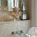 White Mother of Pearl Tile Backsplash Square Shell Mosaic Seamless Bathroom Wall Tiles (Tile Size: 3/5" x 3/5" x 1/12")