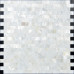 White Mother of Pearl Tile Backsplash Subway Shell Mosaic Seamless Bathroom Wall Tiles (Tile Size: 3/5" x 4/5" x 1/12")