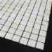 White Mother of Pearl Tile Backsplash 3D Arched Shell Mosaic Bathroom Wall Tiles (Tile Size: 3/5" x 3/5" x 1/8")