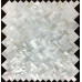 White Mother of Pearl Tile Backsplash Herringbone Seamless Shell Mosaic Bathroom Tiles (Tile Size: 3/5" x 1-1/6" x 1/12")