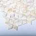 Natural Mother of Pearl Tile Backsplash 3D Cube Shell Mosaic Kitchen and Bathroom Wall Tiles (Tile Size: 1" x 1-5/8" x 1/12")