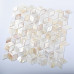 Natural Mother of Pearl Tile Backsplash 3D Cube Shell Mosaic Kitchen and Bathroom Wall Tiles (Tile Size: 1" x 1-5/8" x 1/12")