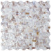 Iridescent Mother of Pearl Tile Backsplash Waistline Shell Mosaic Kitchen and Bathroom Wall Tiles