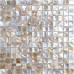 Iridescent Mother of Pearl Tile Square Shell Mosaic Backsplash Kitchen Bathroom Wall Tiles (Tile Size: 4/5" x 4/5" x 1/12")